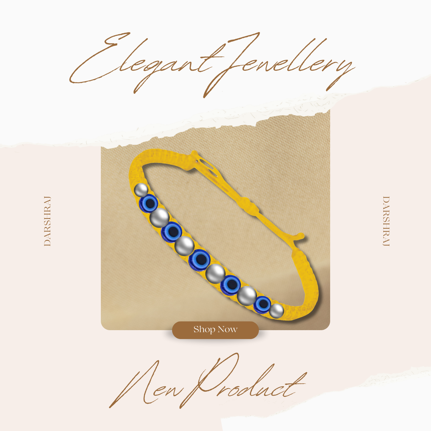 925 Sterling Silver Yellow Thread Bracelet With Evil Eye and Silver Ball Beads | Handmade Yellow Thread Bracelet | Nazariya Bracelet Yellow Thread | Adjustable